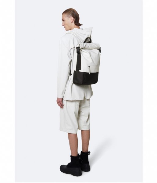 Rains Everday backpack Buckle Rolltop Off White (58)